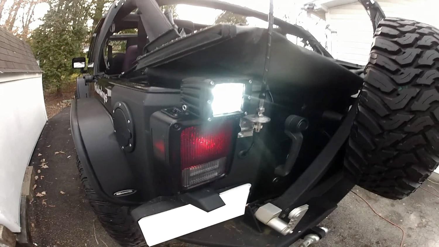 iJDMTOY 3-Inch Cubic 20W High Power LED Pod Lights Compatible with Jeep Truck Off-Road ATV 4WD 4x4, Xenon White